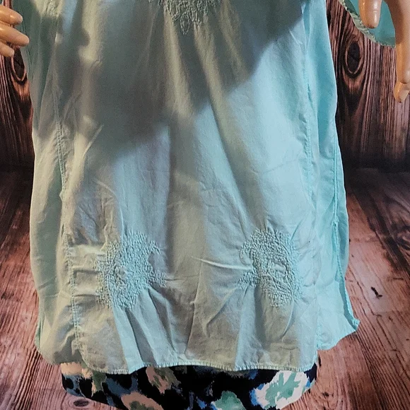 J.CREW Women's Long Sleeve Tunic Mint Color Size XL - Picture 3 of 8